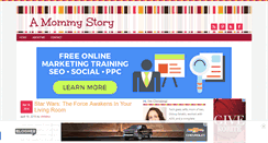 Desktop Screenshot of amommystory.com